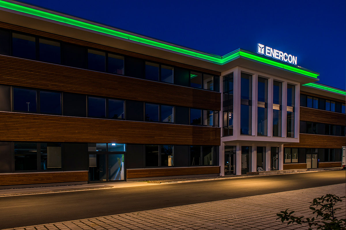 Leuchtreklame für Shoppingcenter